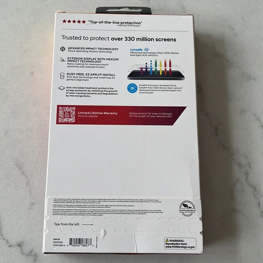 ZAGG Invisible Shield Screen Protector